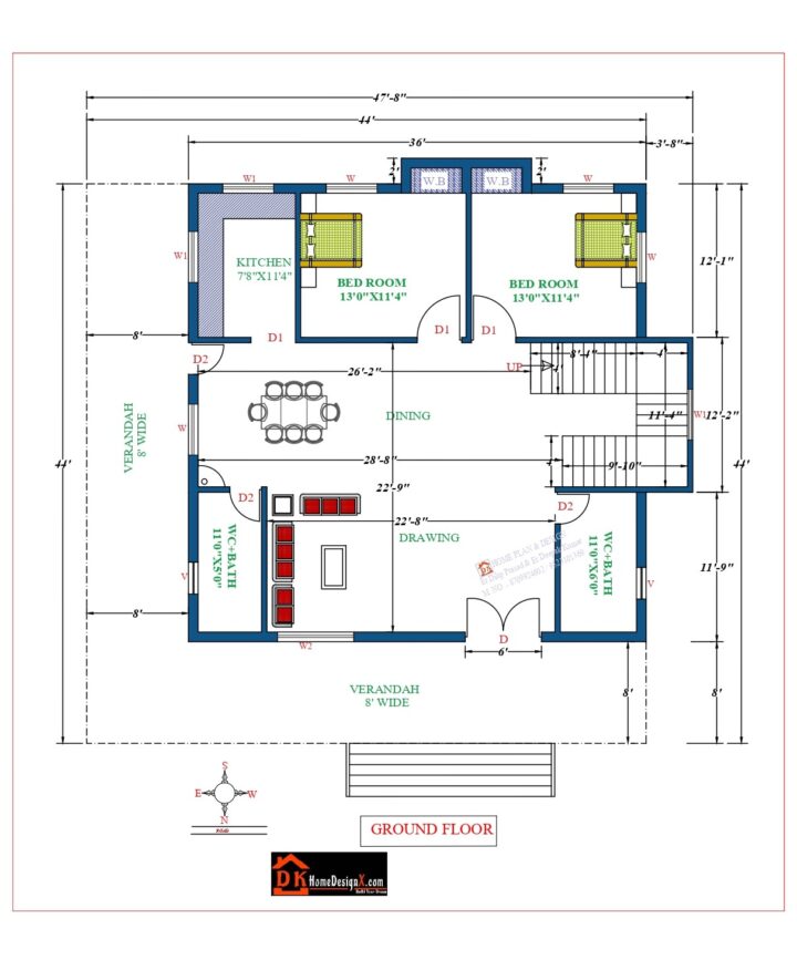 36X36 Affordable House Design