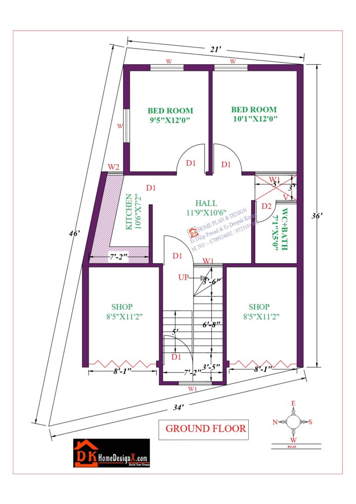 21X46 Affordable House Design
