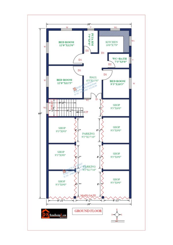 30X60 Affordable House Design