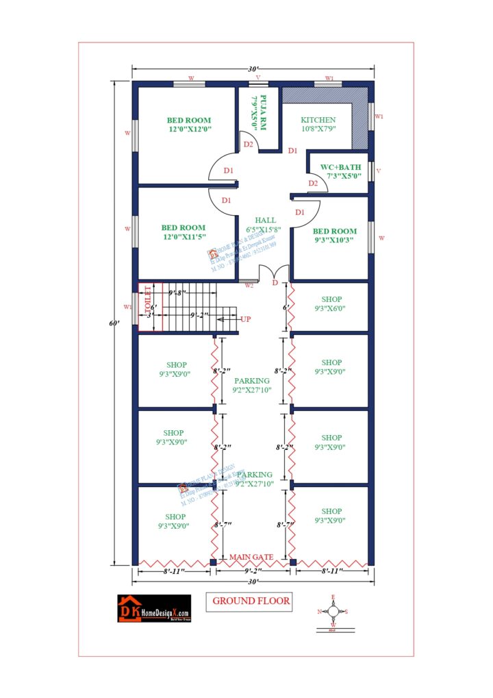30X60 Affordable House Design