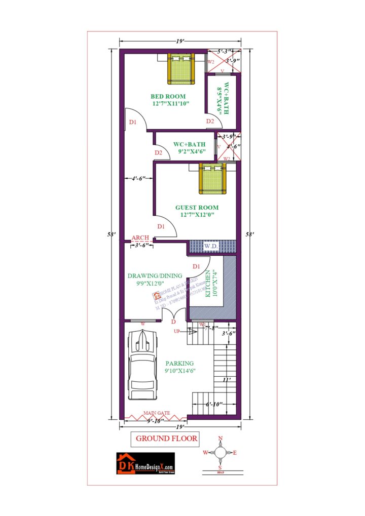 19X58 Affordable House Design