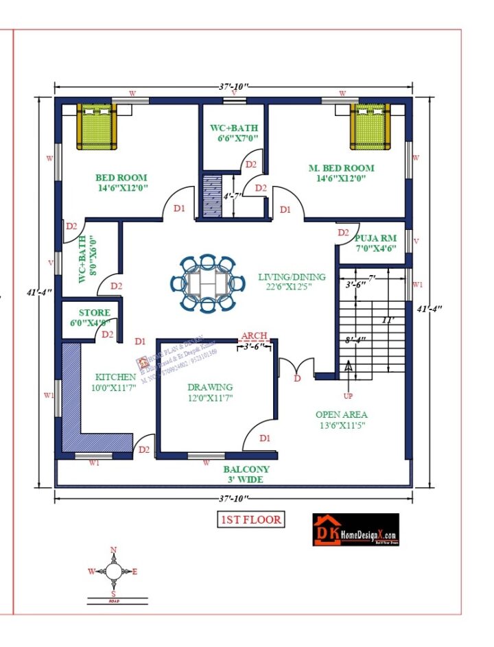 38X39 Affordable House Design - Image 2