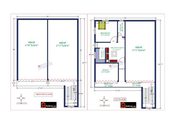 36X52 Affordable House Design
