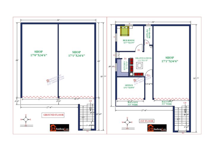 36X52 Affordable House Design