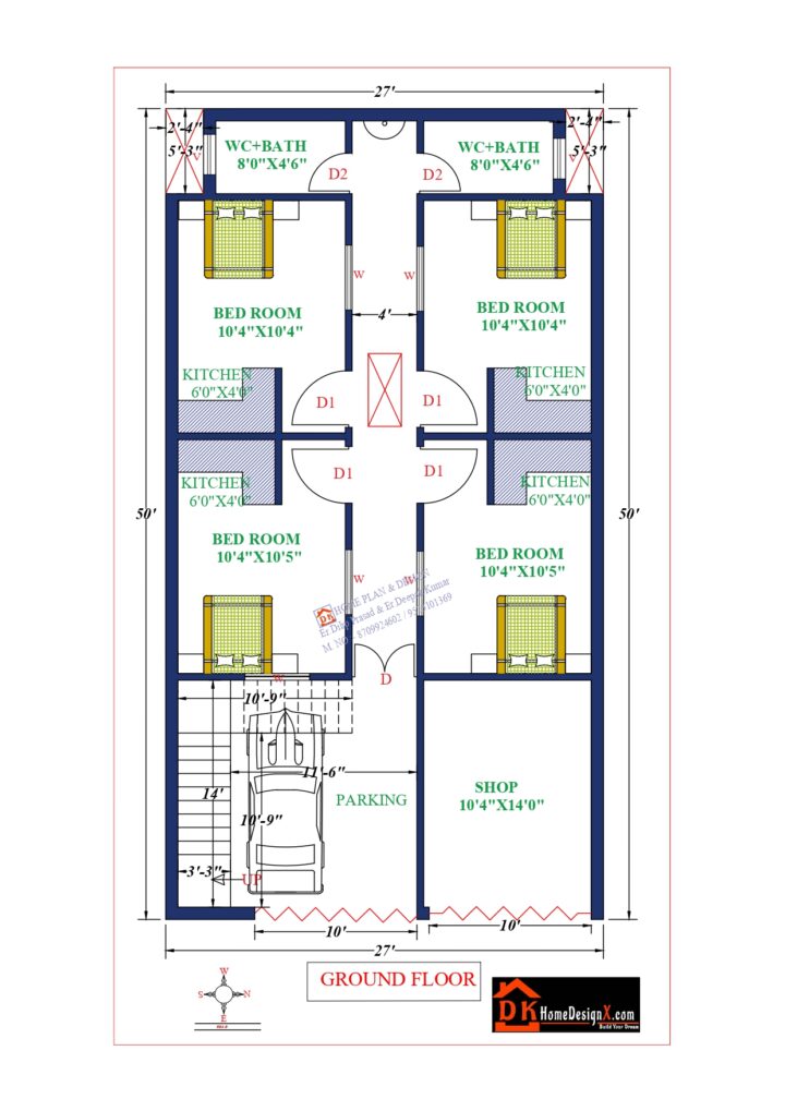 27X50 Affordable House Design