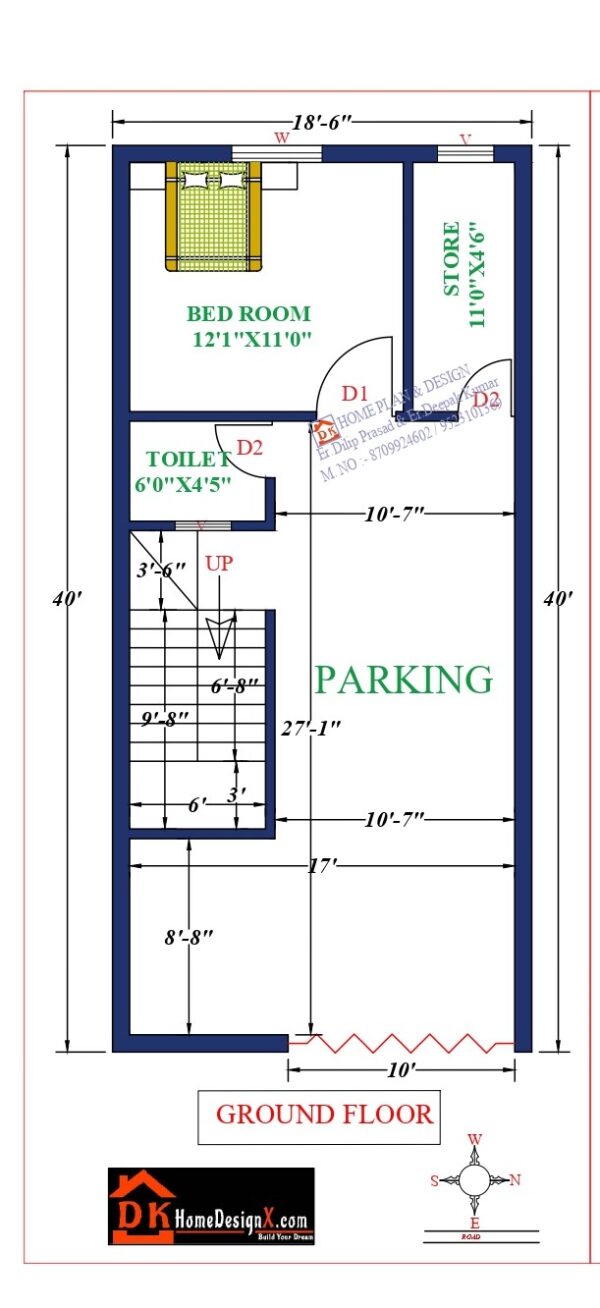 19X44 Affordable House Design