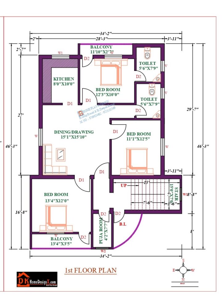 35X47 Affordable House Design - Image 2