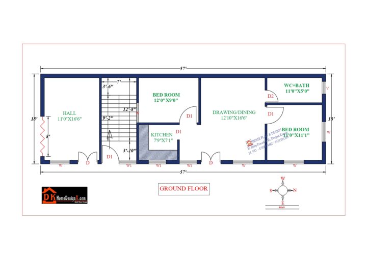 57X18 Affordable House Design