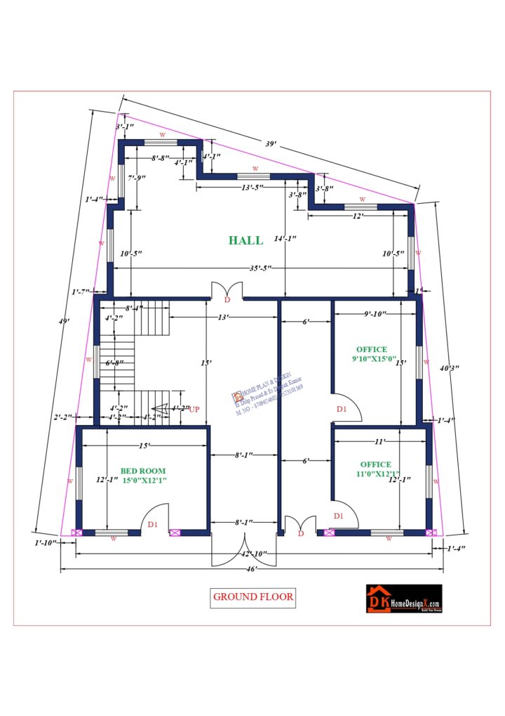 46X49 Affordable House Design