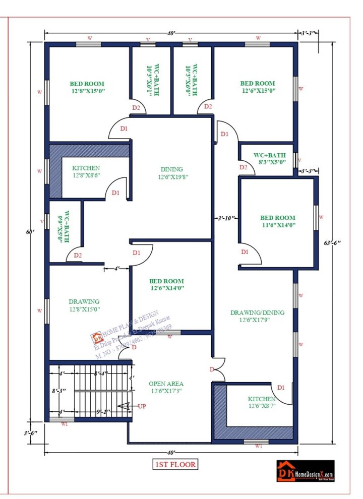 40X64 Affordable House Design - Image 2