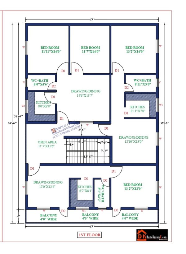 39X59 Affordable House Design