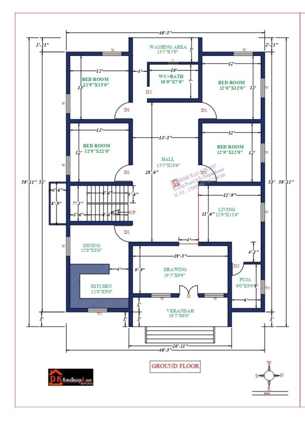41X59 Luxury House Design