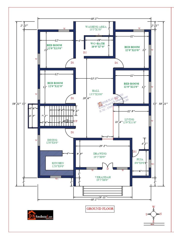 41X59 Luxury House Design