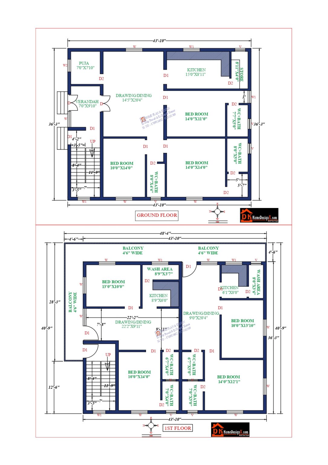 49x41 Affordable House Design Dk Home Designx