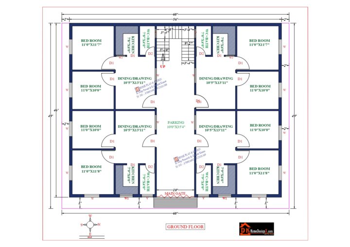 60X49 Commercial House Design