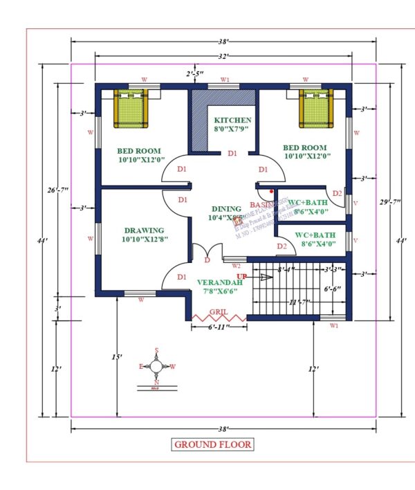 32X30 Affordable House Design