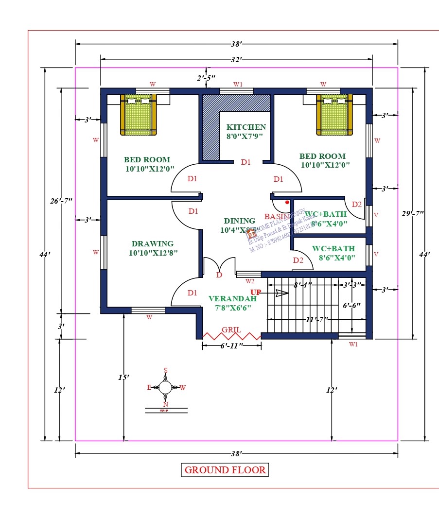 32X30 Affordable House Design DK Home DesignX 32x30-affordable-house-design-dk-home-designx