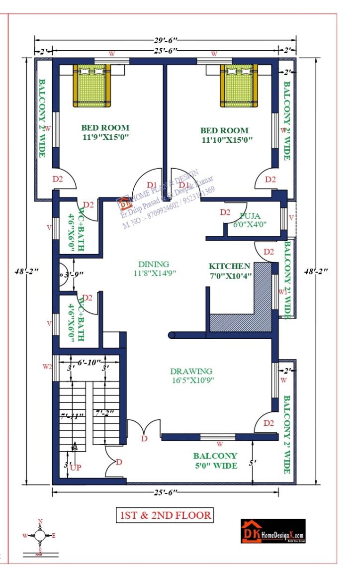 30X51 Affordable House Design - Image 2