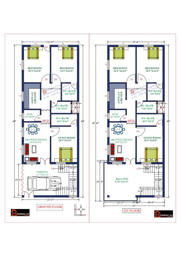 24X60 Affordable House Design