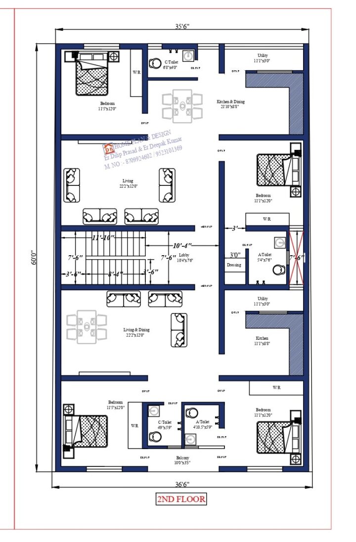 37X60 Affordable House Design - Image 2