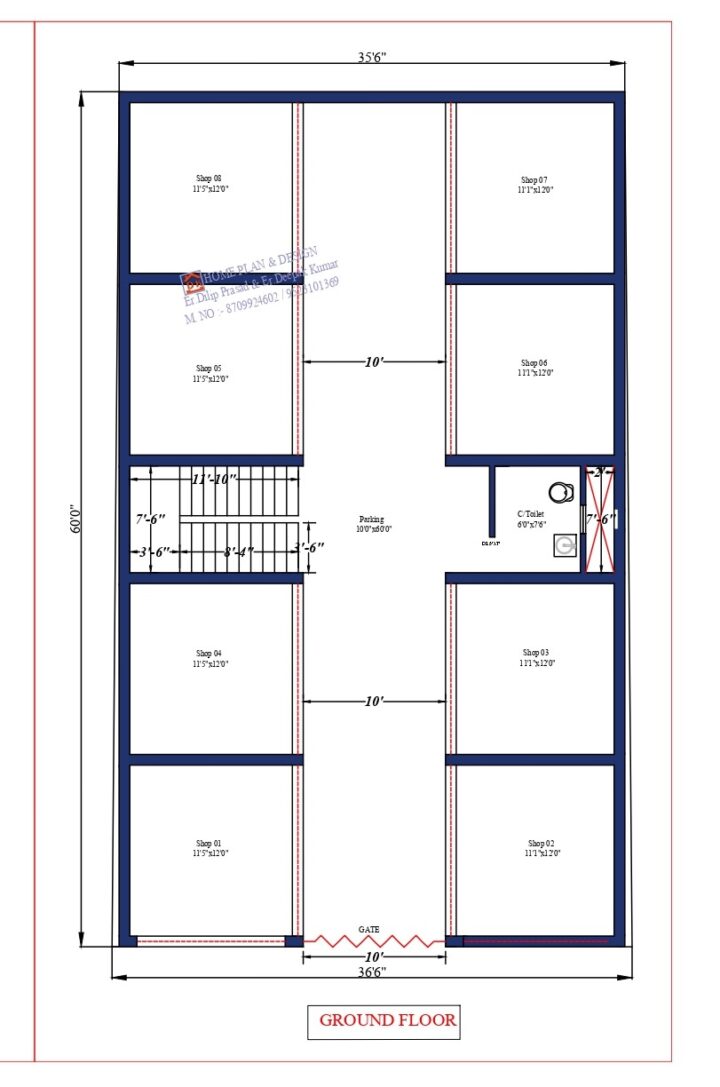 37X60 Affordable House Design - Image 3