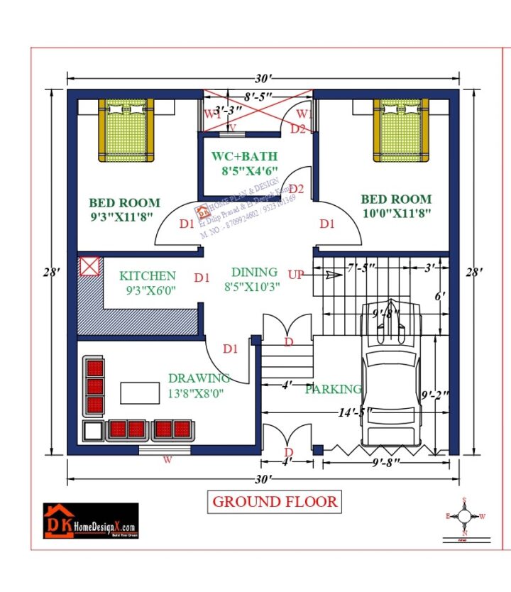 30X31 Affordable House Design