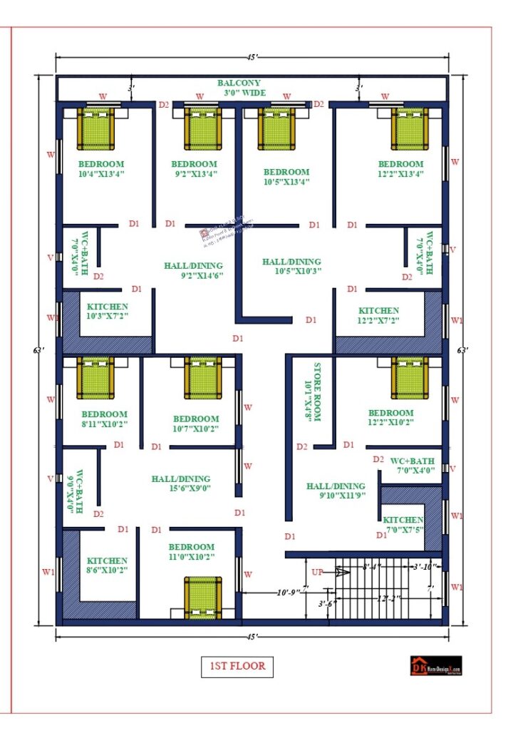 45X63 Commercial House Design - Image 2