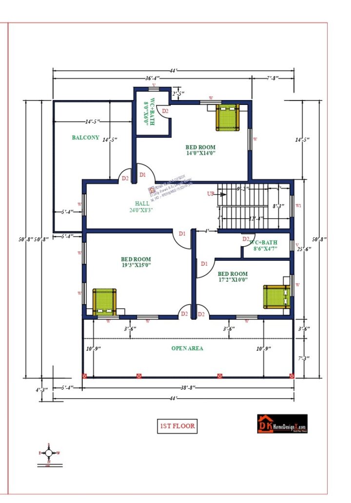 44X51 Affordable House Design - Image 2