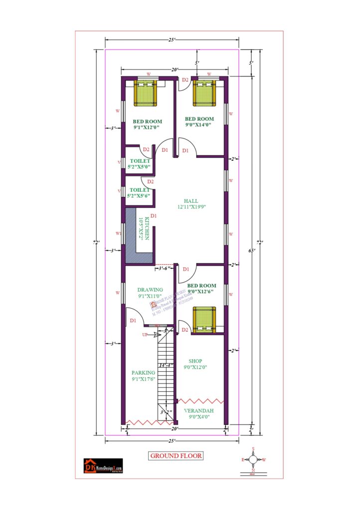 20X65 Affordable House Design DK Home DesignX 20X65 Affordable House Design DK Home DesignX