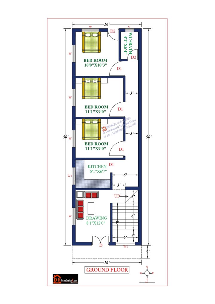 16X50 Affordable House Design DK Home DesignX 16X50 Affordable House Design DK Home DesignX