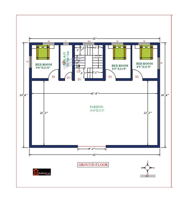 50X42 Affordable House Design