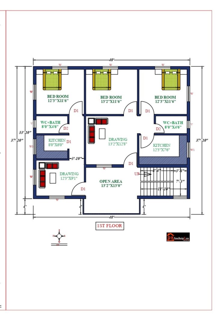 40X38 Affordable House Design - Image 2