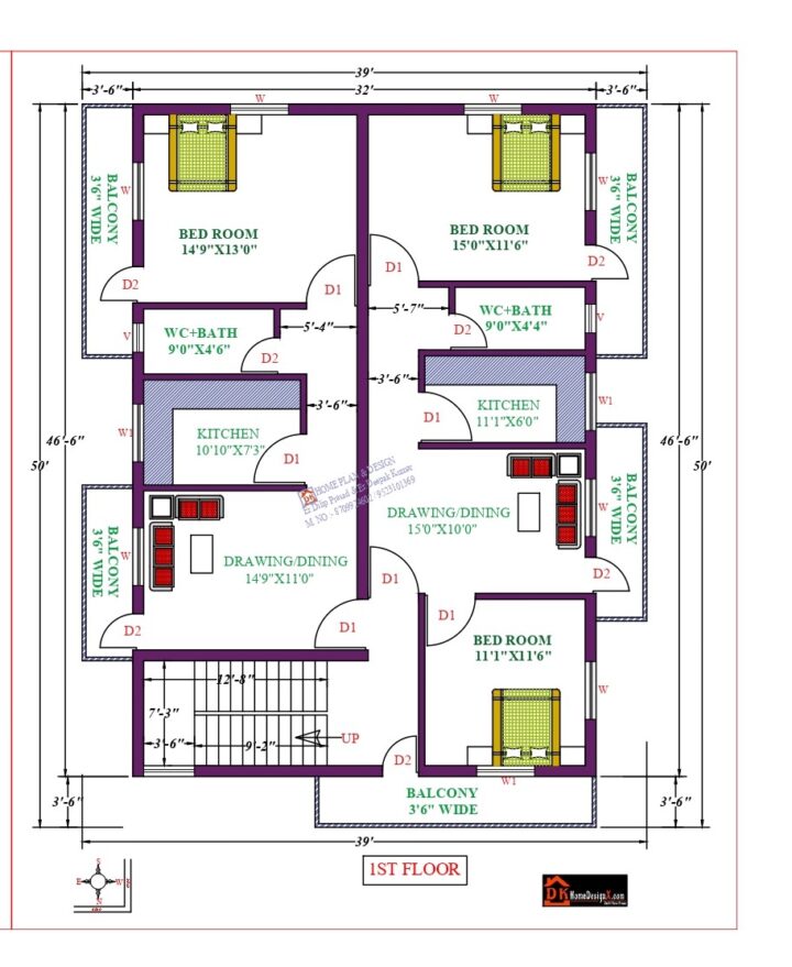 39X50 Affordable House Design - Image 2