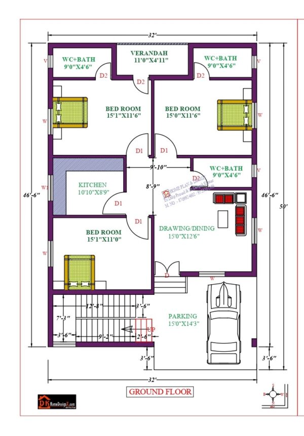 39X50 Affordable House Design