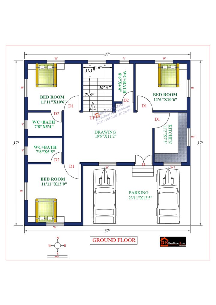 37X37 Affordable House Design