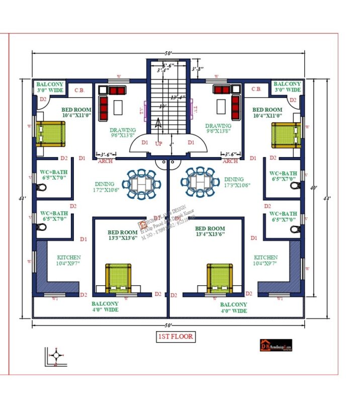 50X44 Affordable House Design - Image 2