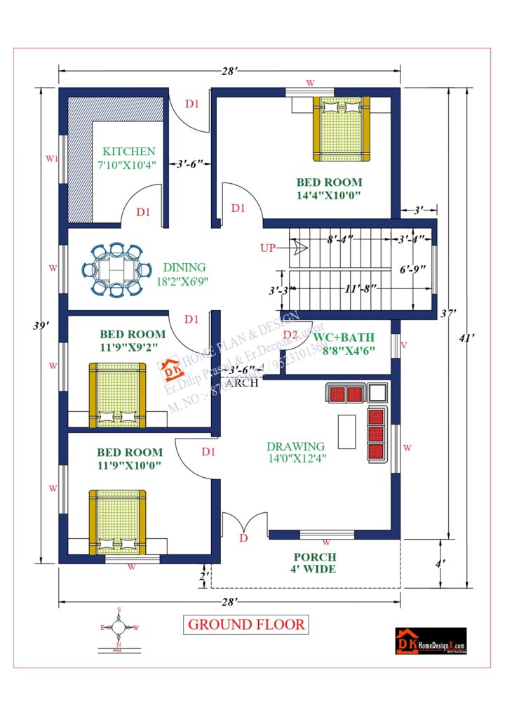 28X41 Affordable House Design