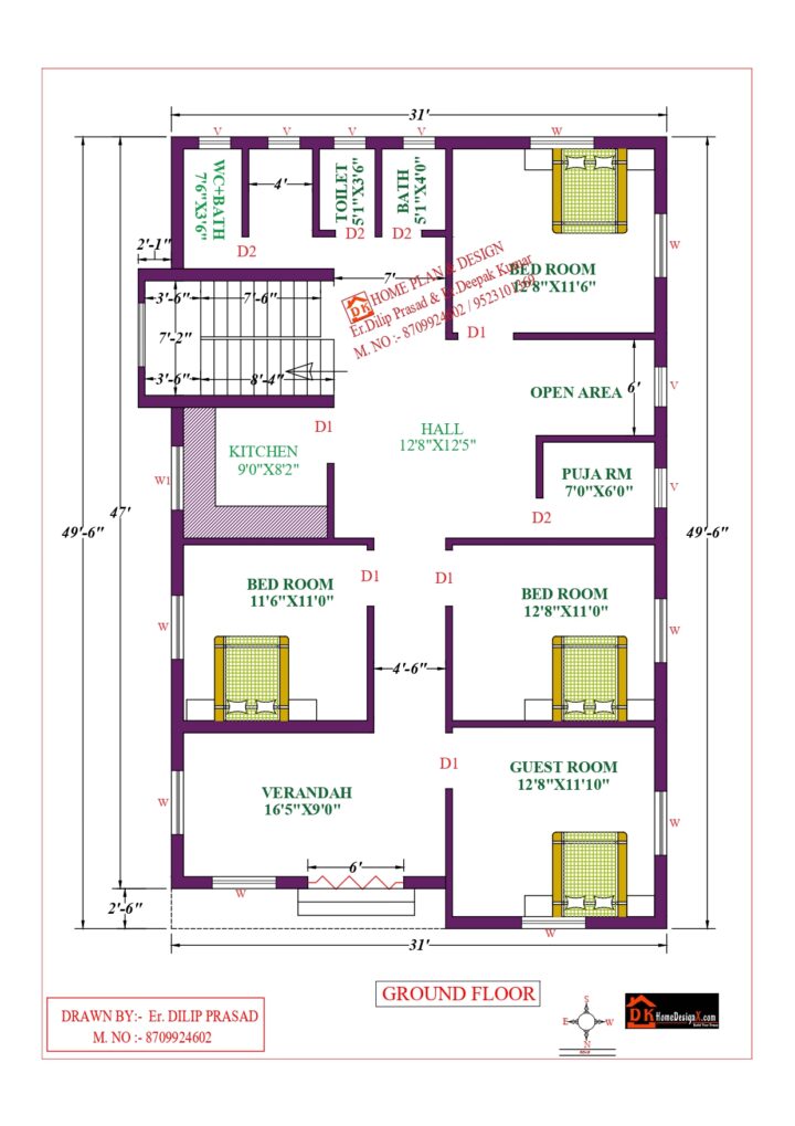 31X50 Affordable House Design
