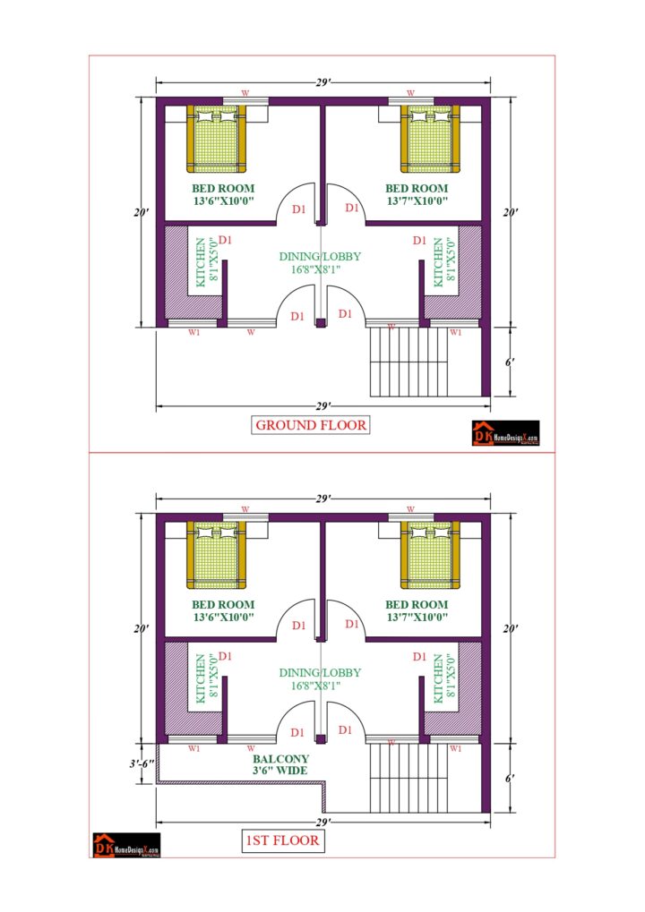 29X20 Affordable House Design