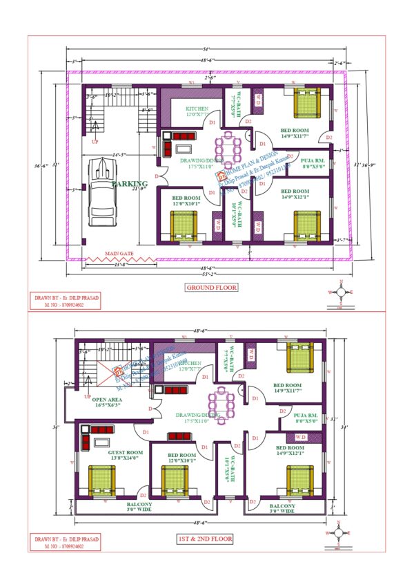 37X49 Affordable House Design