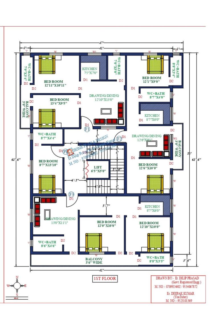 Two Storey Floor Plan