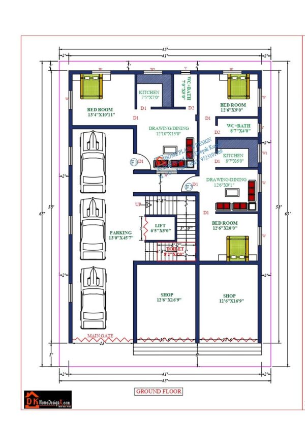 47X62 Affordable House Design