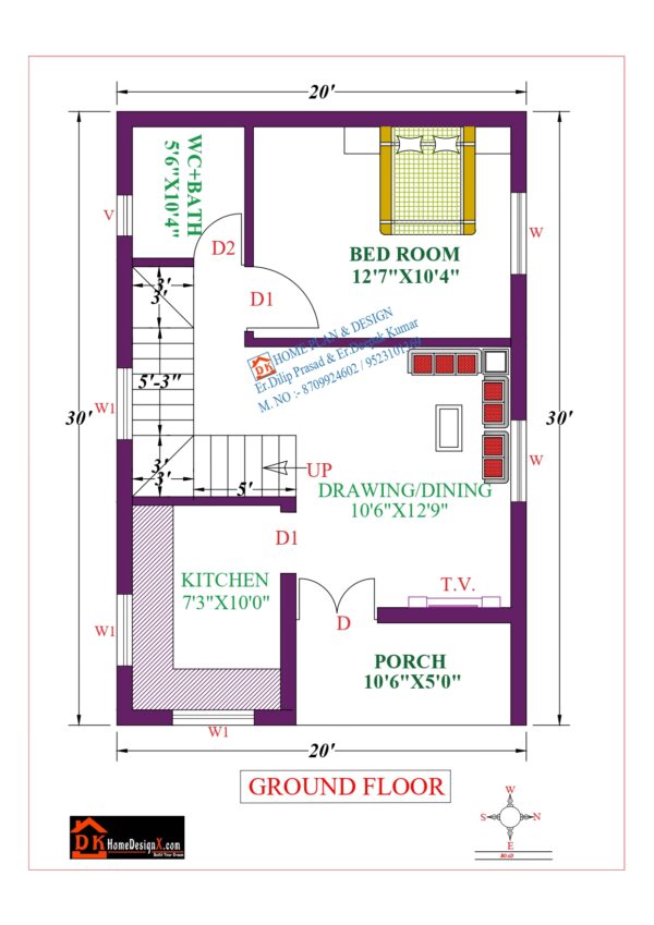 20X30 Affordable House Design