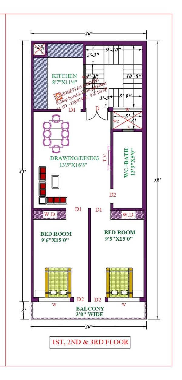 20X48 Modern House Design