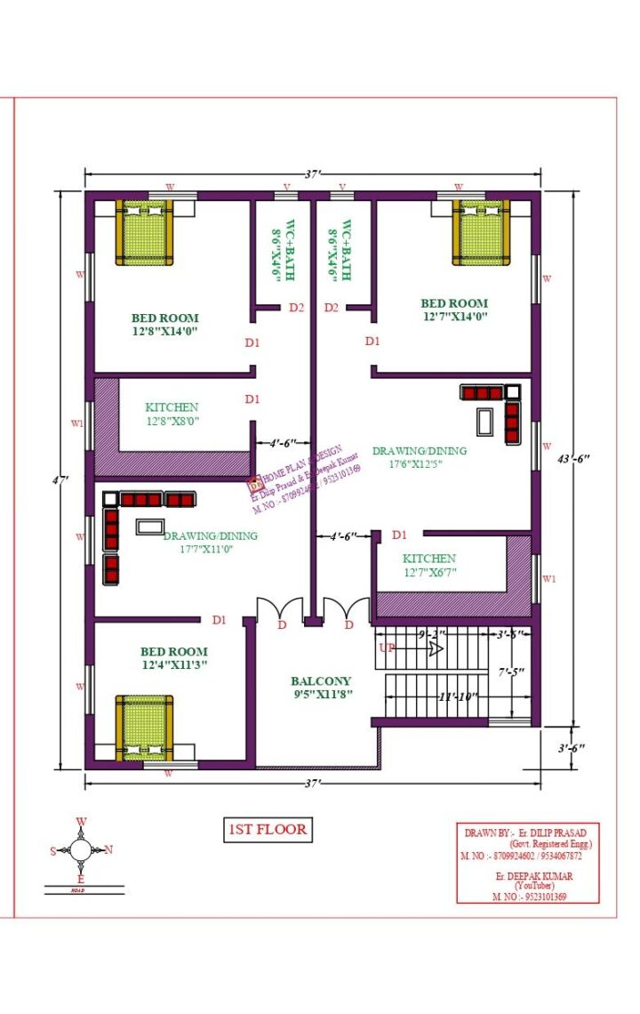 37X47 Affordable House Design - Image 2