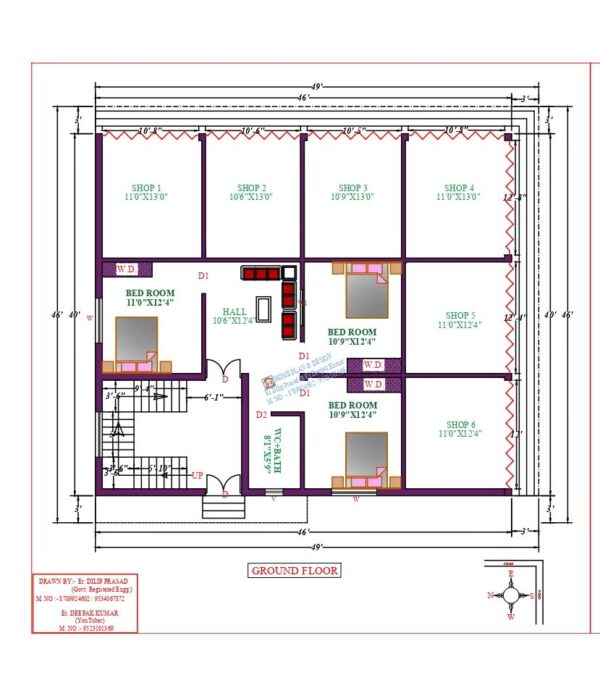 49X46 Affordable House Design
