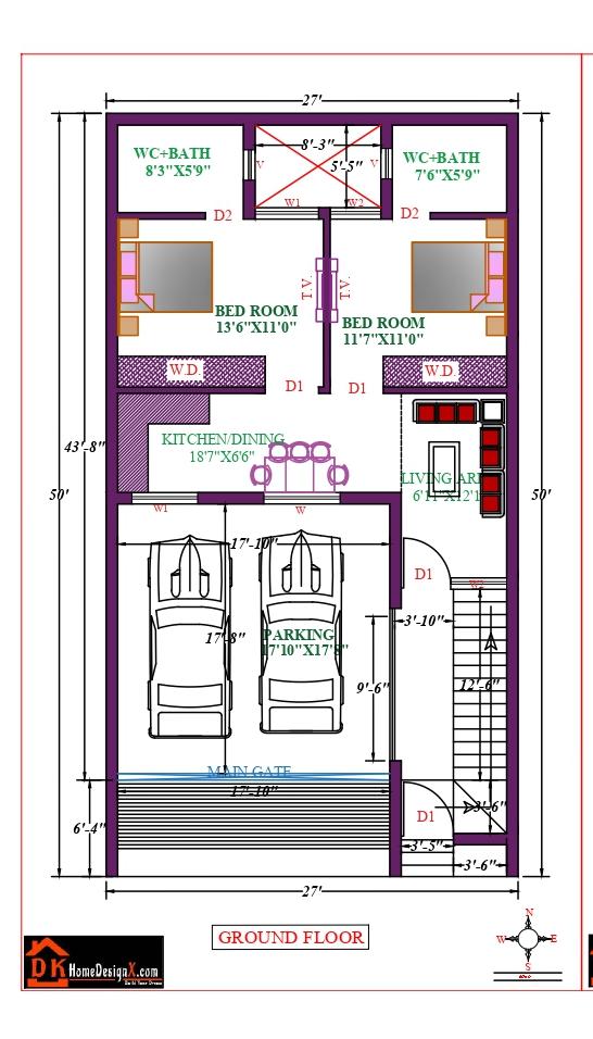 27X50 Affordable House Design