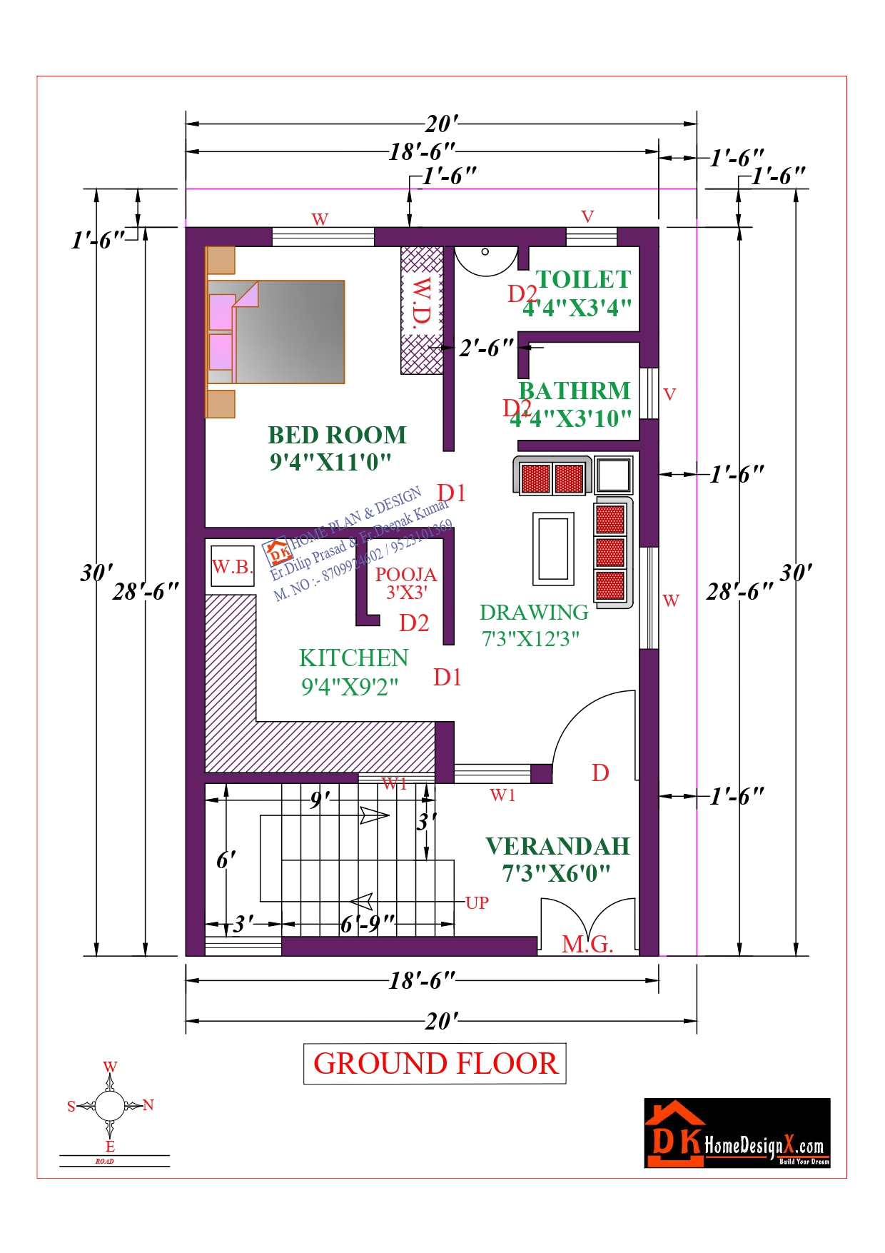 19X29 Affordable House Design DK Home DesignX 19x29-affordable-house-design-dk-home-designx