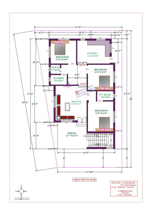 29X48 Affordable House Design