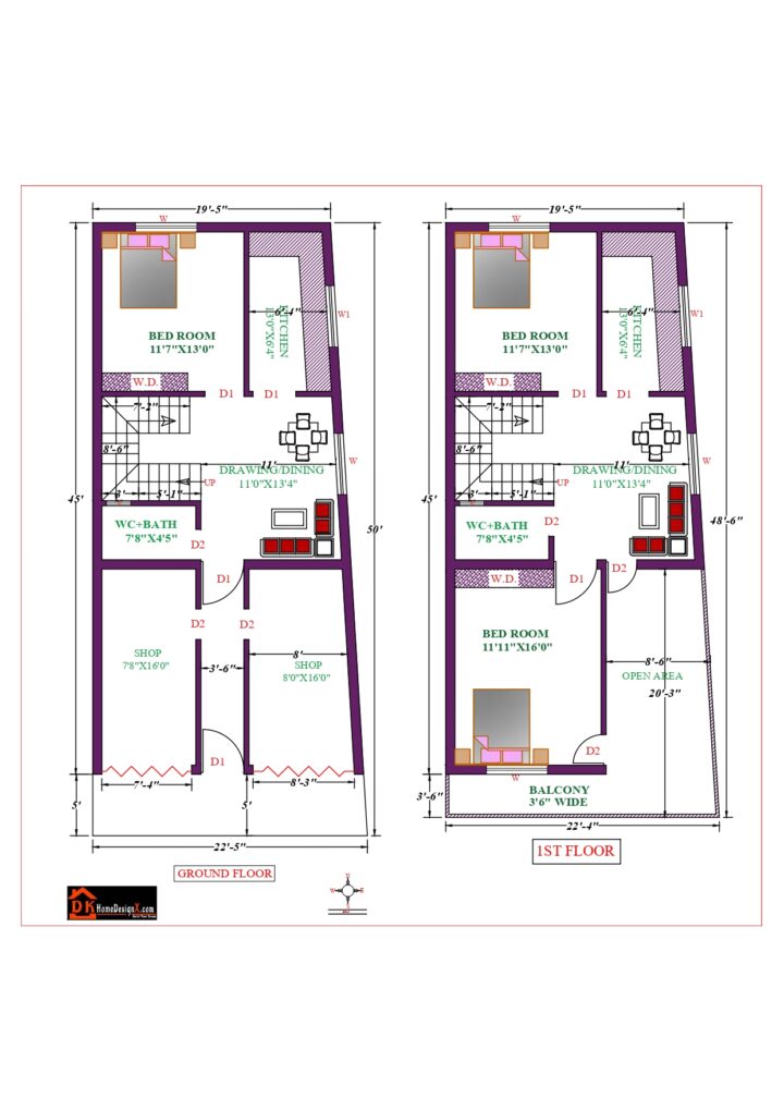 23X50 Affordable House Design